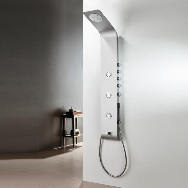 Στήλη Ντους-Υδρομασάζ Icos Lete Satin