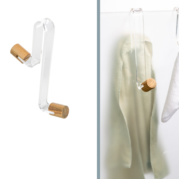 Άγκιστρο ντουζιέρας διπλό Panarea Hanger 