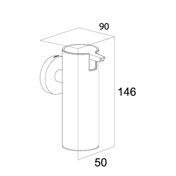 Ντισπένσερ Tiger Geesa Inox Black Matt