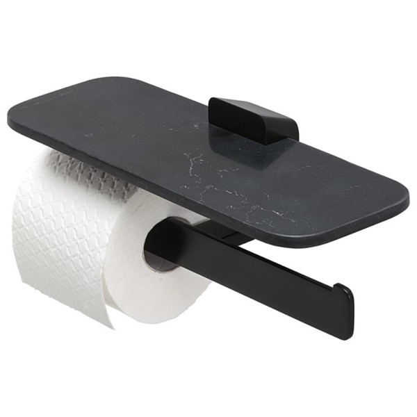 Χαρτοθήκη Διπλή με κάλυμμα Shift Geesa Black Matt