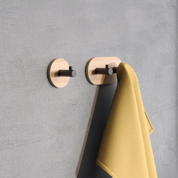 Άγκιστρο Juncos bamboo matt black Gedy