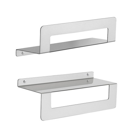 Πετσετοθήκη-Ραφιέρα Cielo 30cm Brushed Gedy