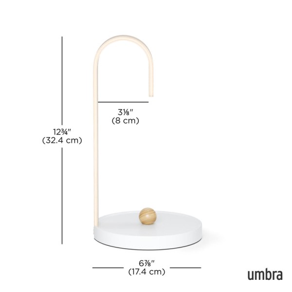 Βάση για χαρτί κουζίνας Bellwood White-Natural 1022358-668
