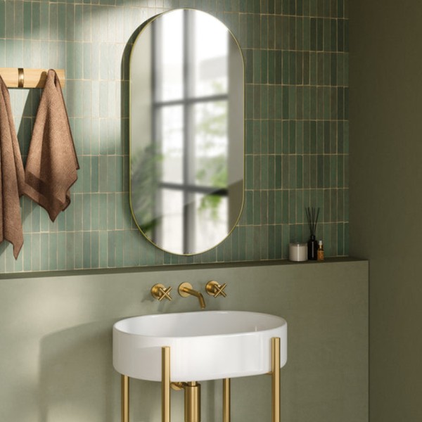 Καθρέπτης Hubba Mirror Brass 45x91cm Umbra 1023468-104