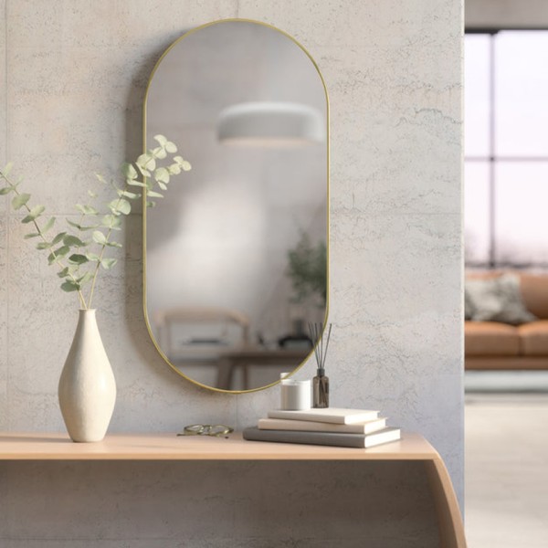 Καθρέπτης Hubba Mirror Brass 45x91cm Umbra 1023468-104