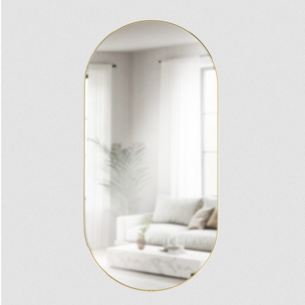 Καθρέπτης Hubba Mirror Brass 45x91cm Umbra 1023468-104