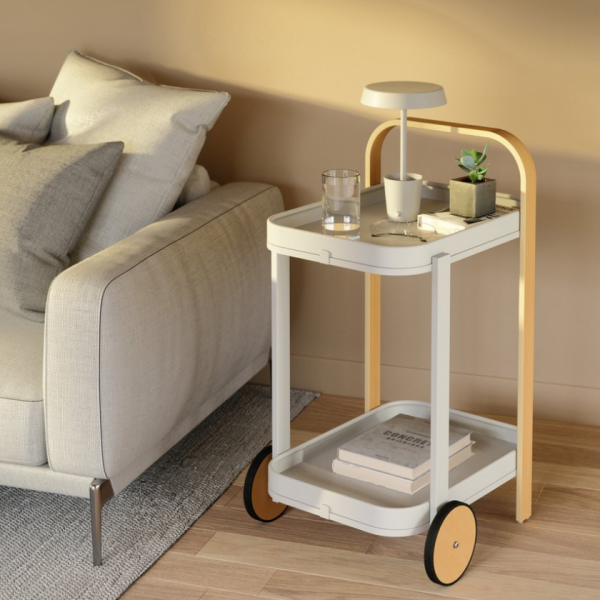 Τραπέζι Τρόλεϊ Bellwood Serving Cart White Umbra