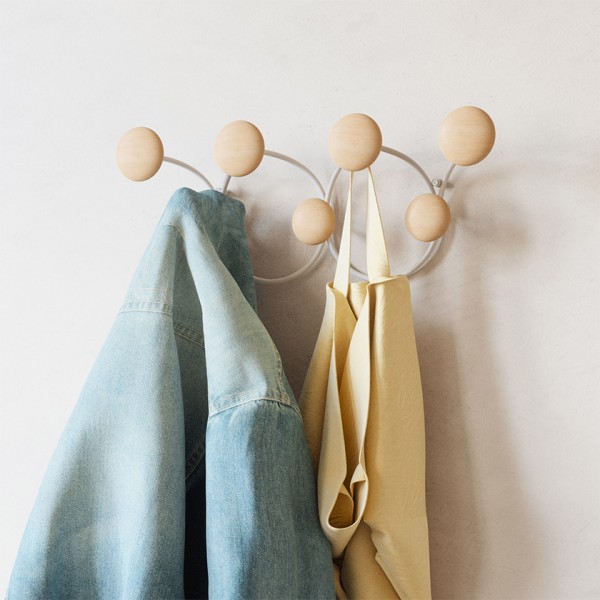 Κρεμάστρα με 7 άγκιστρα Dotsy White Natural Umbra 