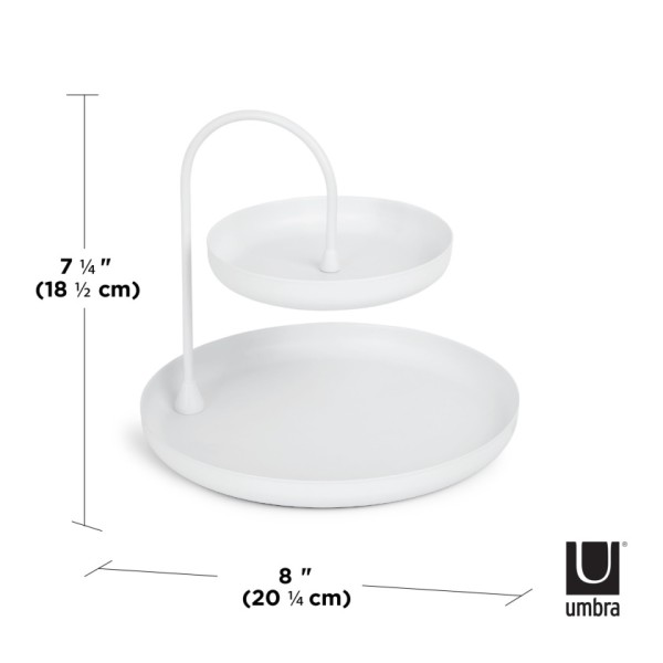 Δίσκος αξεσουάρ Poise Two Tiered tray Umbra