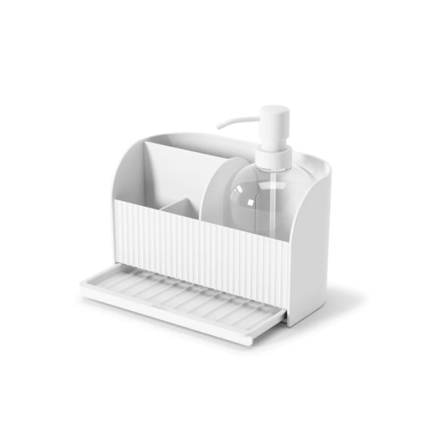 Θήκη Οργάνωσης Κουζίνας με Ντισπενσερ Sling Caddy Λευκό Umbra