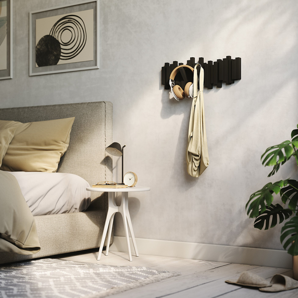 Κρεμάστρα τοίχου Sticks multi hook black Umbra