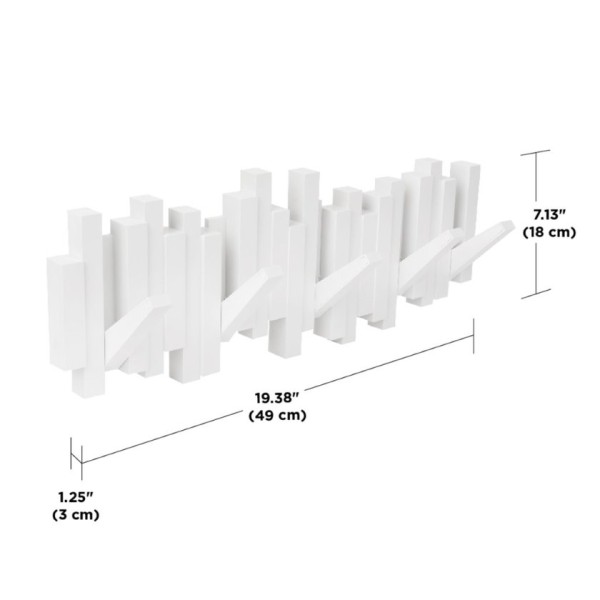 Κρεμάστρα τοίχου Sticks multi hook white Umbra