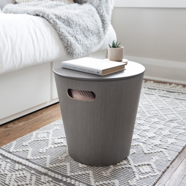 Σκαμπό / Αποθηκευτικός χώρος Woodrow Gray Umbra