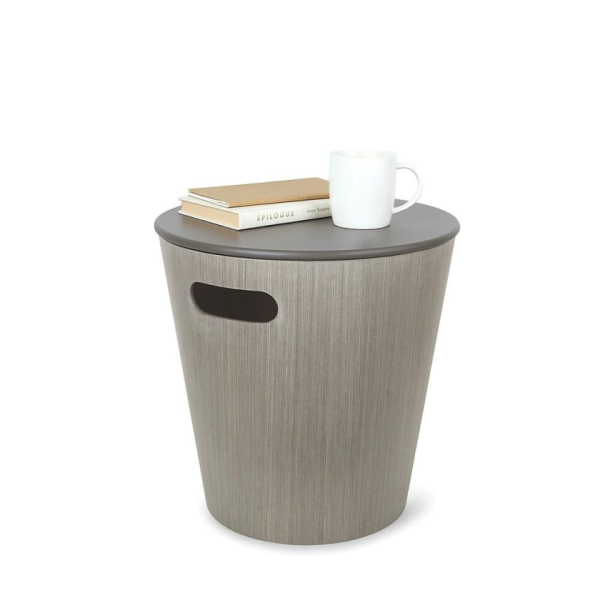 Σκαμπό / Αποθηκευτικός χώρος Woodrow Gray Umbra