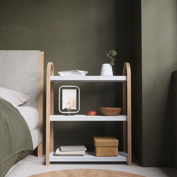 Ράφι Τριών Επιπέδων Bellwood Freestand White Natural  Umbra