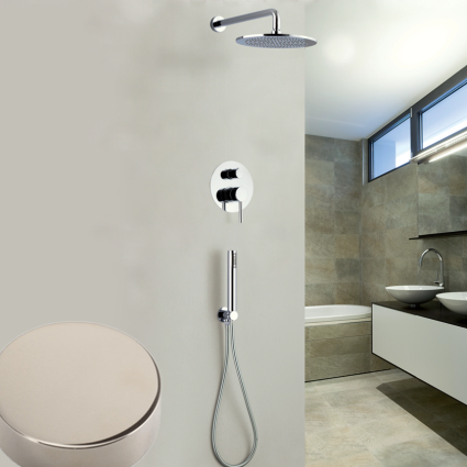 Σετ εντοιχισμού ντους Artist Nickel Matt