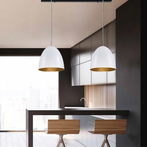 Φωτιστικό οροφής Egg M White