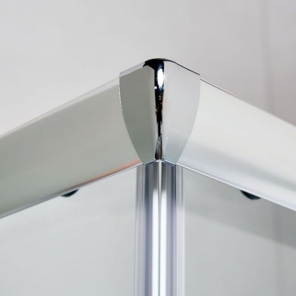 Καμπίνα Τετράγωνη Διάφανη New Tema 90x90cm