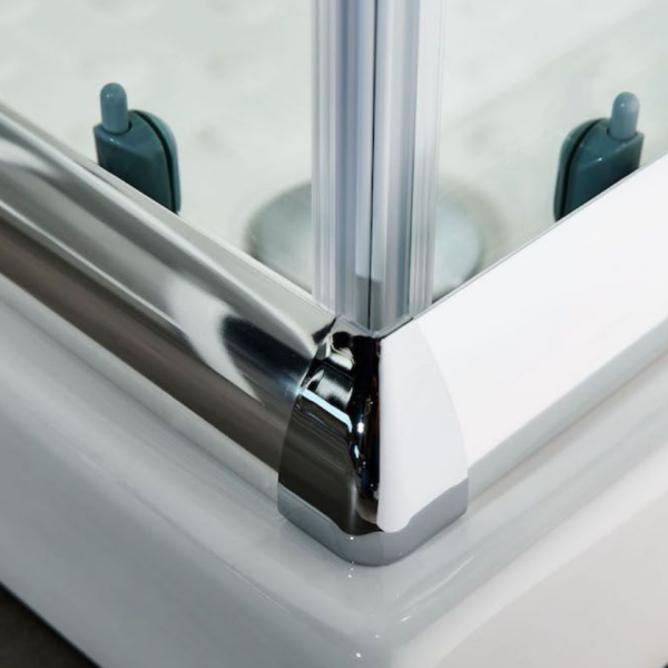 Καμπίνα Τετράγωνη Διάφανη New Tema 90x90cm