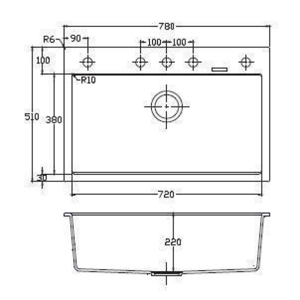 Νεροχύτης Optimus N-100