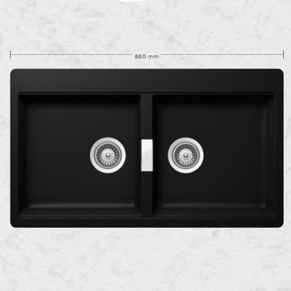 Νεροχύτης Mono 15295 86x50cm Schock