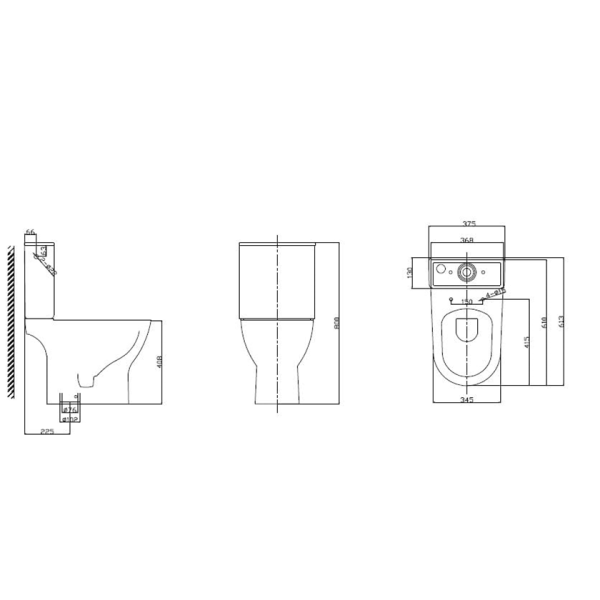 Σετ λεκάνη Tonic Χ.Π.Ρ slim soft closing thermoplast
