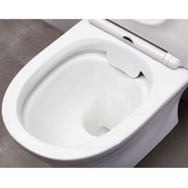 Σετ λεκάνη Futura Rim-Off  Χ.Π.Ρ slim soft closing duroplast 