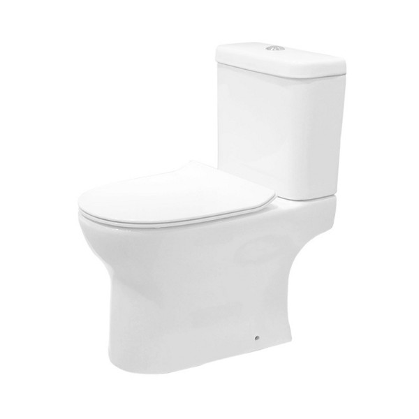 Σετ λεκάνη Futura Rim-Off  Χ.Π.Ρ slim soft closing duroplast 