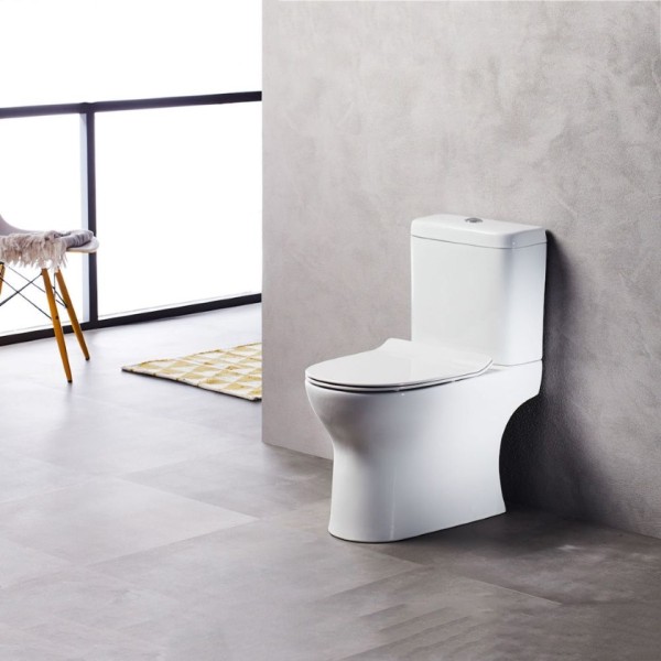 Σετ λεκάνη Futura Rim-Off  Χ.Π.Ρ slim soft closing duroplast 