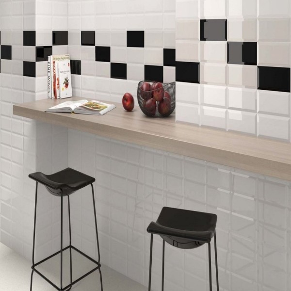 Πλακάκι Metro Bizoute White 10x20 cm