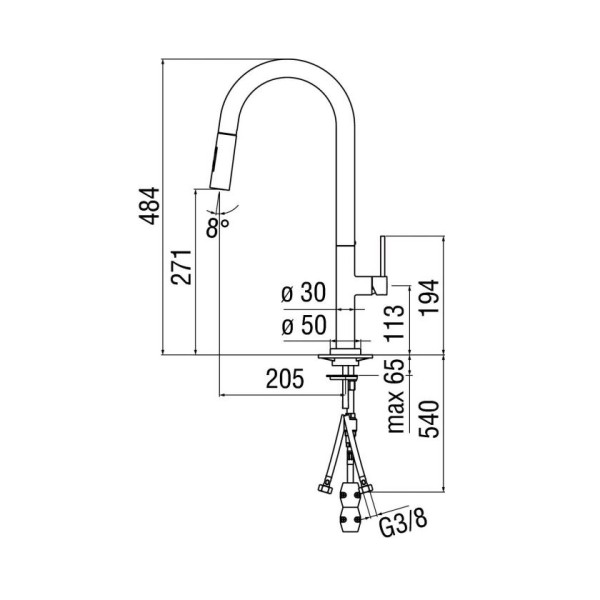 Μπαταρία νεροχύτη Pop