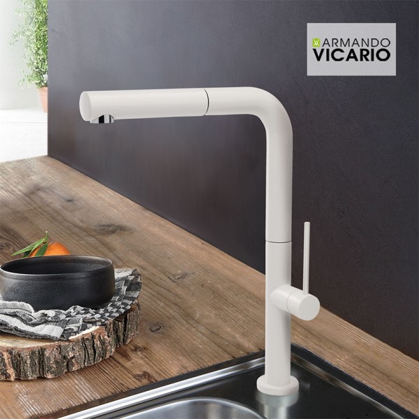 Μπαταρία νεροχύτη Tozo White Matt 48580-300