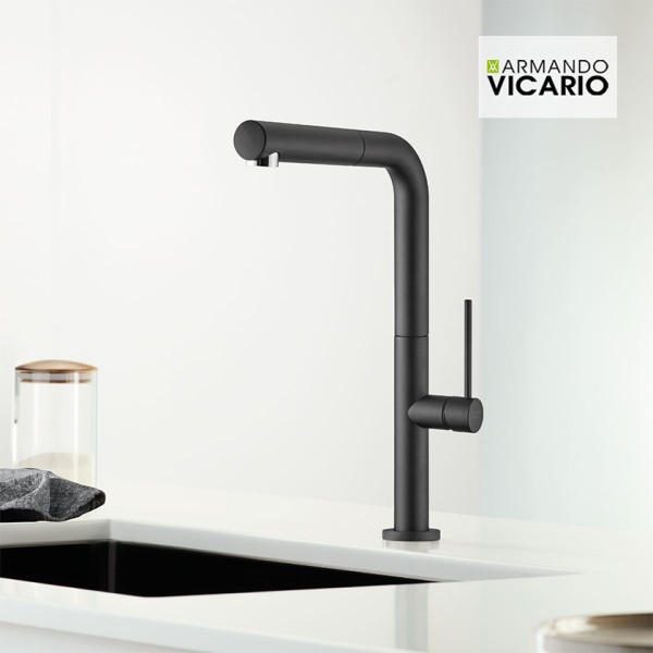 Μπαταρία νεροχύτη Tozo Black Matt