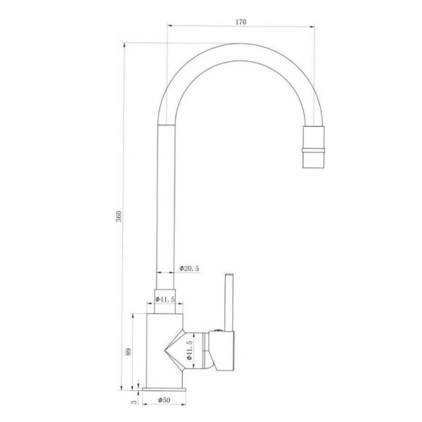 Μπαταρία νεροχύτη Creta Flexi white MXCU00FLCBL