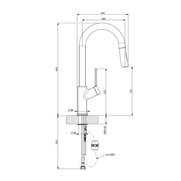 Μπαταρία νεροχύτη Edge