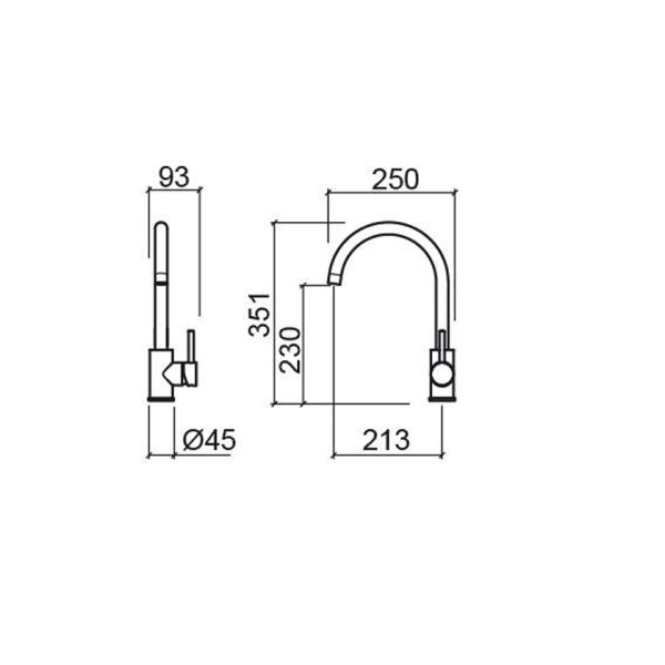 Μπαταρία νεροχύτη Kopa brushed copper 513400129 Sanindusa