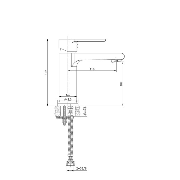 Μπαταρία νιπτήρος Falcon