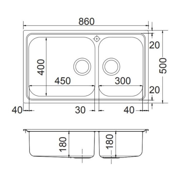 Νεροχύτης Venezia 8320