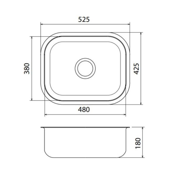 Νεροχύτης Fortinox 28053-110