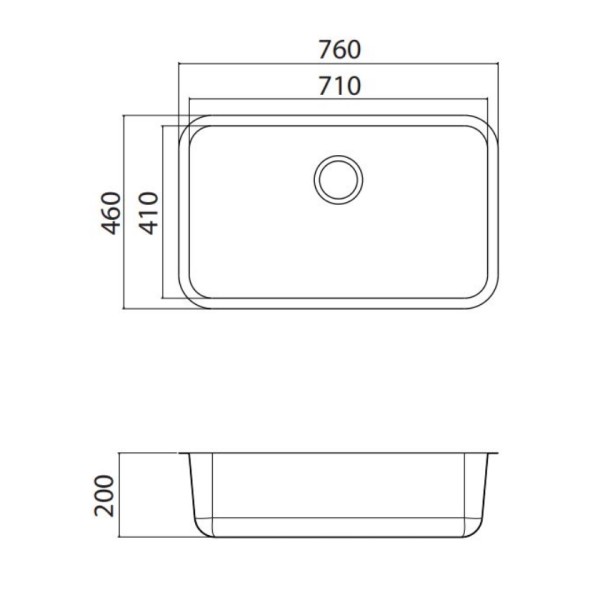 Νεροχύτης Valley 28076-110
