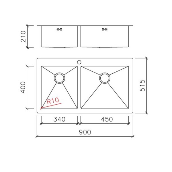 Νεροχύτης StaR/10 N-200