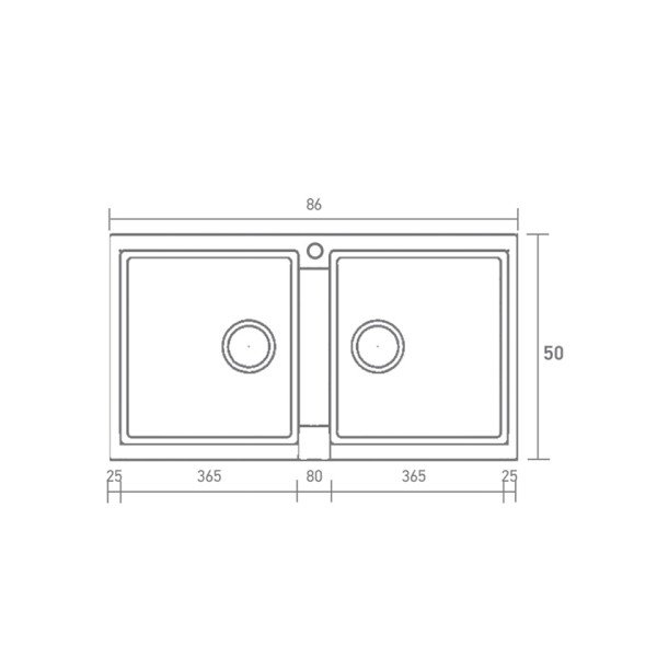 Νεροχύτης Classic 334 Metal Ice Sanitec