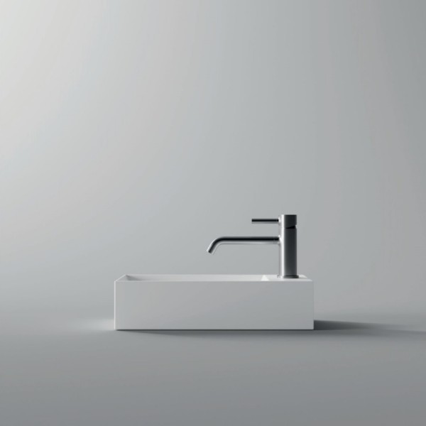 Νιπτήρας Spy White Matt 45x20 cm