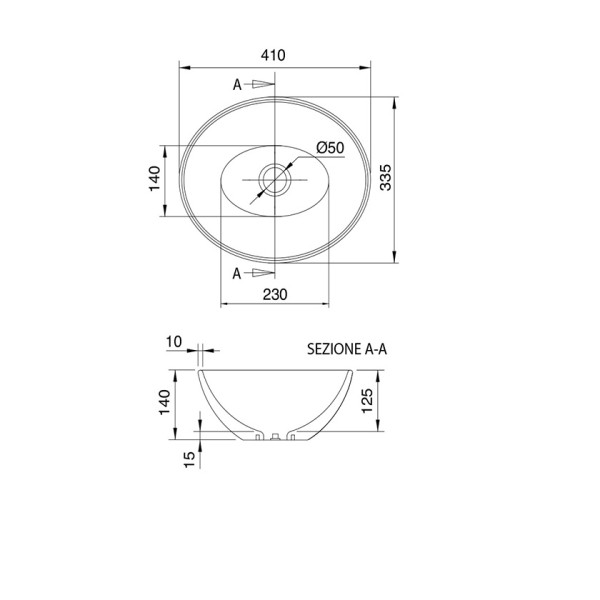 Νιπτήρας Ovo