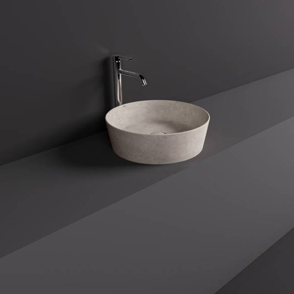 Νιπτήρας Skin Blush Concrete Beige 42x42cm