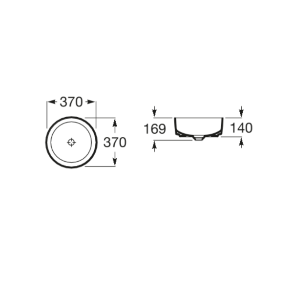 Νιπτήρας Inspira Round A327523000 Roca