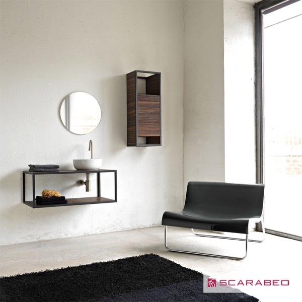 Νιπτήρας μπάνιου Glam Φ33cm Scarabeo 1808-300