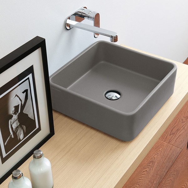 Νιπτήρας Flaminia Mini Wash 40x40cm Latte