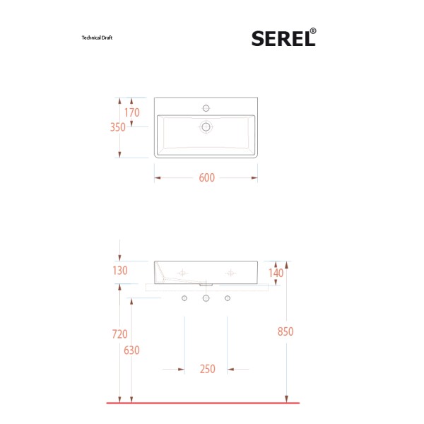 Νιπτήρας Tetra 2046