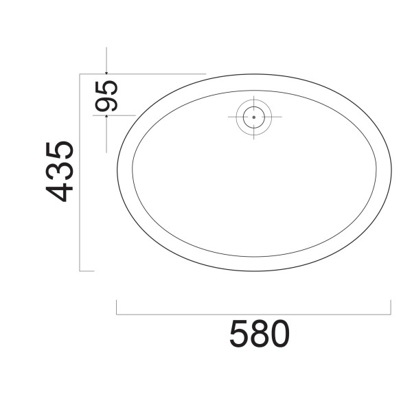 Νιπτήρας υποκαθήμενος 0501